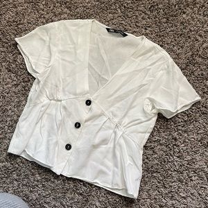 Zara Button Top